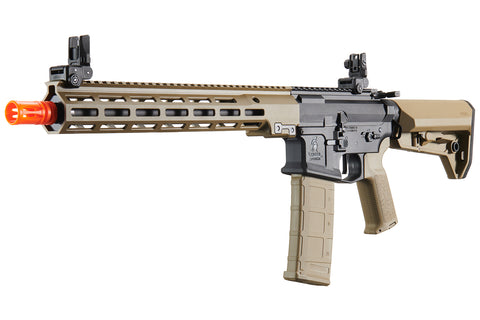 Lancer Tactical Gen 2 Stalker 13" M4 AEG Airsoft Rifle 375-385 FPS (Color: Black/Tan)