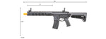 BG Defense Type-A MK2 12" Gen 3 AEG Rifle by Lancer Tactical - (Black)