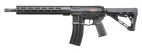 Lancer Tactical Gen 4 Predator SBR AEG w/ PTS SR 12.5" Rail System & Nebula II ETU (Black)