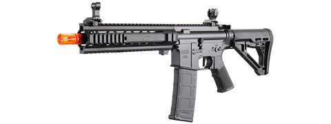 Lancer Tactical Gen 4 L119A2 M4/M16 Full Metal Airsoft Rifle 390-400 FPS - (Color: Black)