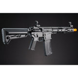SLR SD - Lancer Tactical Gen 3 AEG Airsoft Rifle w/ Licensed SLR Handguard & Mock Suppressor - (Black) - 13"