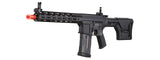 Lancer Tactical Battleaxe AEG Airsoft Rifle w/ PRS Precision Stock & MLOK Handguard - (Black)