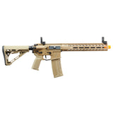 Lancer Tactical Gen 4 VALIANT Edition 13" SBR AEG Air Rifle Gun w/ Aster II Bluetooth ETU - (Tan)