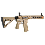 Lancer Tactical Gen 4 VALIANT Edition 13" SBR AEG Air Rifle Gun w/ Aster II Bluetooth ETU - (Tan)