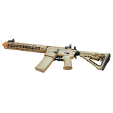 Lancer Tactical Gen 4 VALIANT Edition 13" SBR AEG Air Rifle Gun w/ Aster II Bluetooth ETU - (Tan)