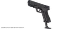 Lancer Air Defender LTA-3B CO2 Half-Blowback 4.5mm AirGun (Color: Black)