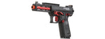 Lancer Tactical x Tandemkross CTHULHU Gas Blow Back Pistol - (Black/Red)