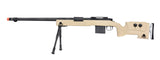 WellFire MB4417 M40A3 Bolt Action Airsoft Sniper Rifle w/ Bipod (TAN)