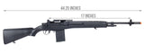 AGM M14 SOCOM Airsoft DMR AEG Rifle 410 - 420 FPS (Color: Black)