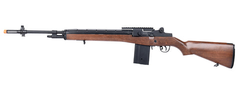 AGM M14 SOCOM Airsoft DMR AEG Rifle (Color: Faux Wood)
