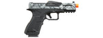 Poseidon CSI XG8 Gas Blow Back Aluminum Pistol - (Splash Anodized)