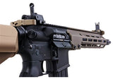 Tokyo Marui URGI MK16 MWS 11.5" SOPMOD Block 3 GBB Airsoft Rifle - (Tan/Black)