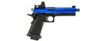 Vorsk Hi-Capa 5.1 GBB Pistol w/ Red Dot Sight - (Blue/Black)