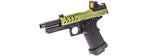 Vorsk Hi-Capa 4.3 GBB Pistol w/ Red Dot Sight - (Black/Green)