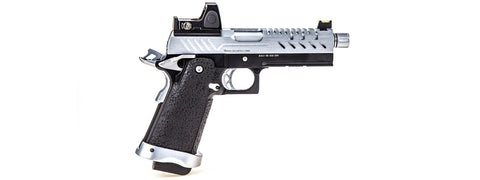 Vorsk Hi-Capa 4.3 GBB Pistol w/ Red Dot Sight - (Black/Chrome)