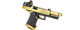 Vorsk Hi-Capa 4.3 GBB Pistol w/ Red Dot Sight - (Black/Gold)