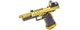 Vorsk Hi-Capa 4.3 GBB Pistol w/ Red Dot Sight - (Black/Gold)