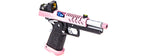 Vorsk Hi-Capa 4.3 GBB Pistol w/ Red Dot Sight - (Black/Pink)