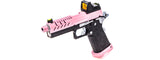 Vorsk Hi-Capa 4.3 GBB Pistol w/ Red Dot Sight - (Black/Pink)