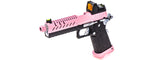 Vorsk Hi-Capa 5.1 GBB Pistol w/ Red Dot Sight - (Black/Pink)