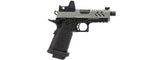 Vorsk Hi-Capa 3.8 Pro GBB Pistol w/ Red Dot Sight - (Gray/Black)