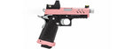 Vorsk Hi-Capa 3.8 Pro GBB Pistol w/ Red Dot Sight - (Pink/Black)