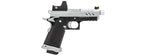 Vorsk Hi-Capa 3.8 Pro GBB Pistol w/ Red Dot Sight - (Chrome/Black)