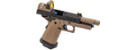 Vorsk Hi-Capa 3.8 Pro GBB Pistol w/ Red Dot Sight - (Black/Tan)