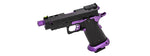 Vorsk Hi-Capa CS Vengeance 3.8 Compact GBB Pistol - (Black/Purple)