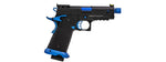 Vorsk Hi-Capa CS Vengeance 3.8 Compact GBB Pistol - (Black/Blue)