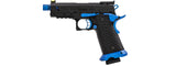 Vorsk Hi-Capa CS Vengeance 3.8 Compact GBB Pistol - (Black/Blue)