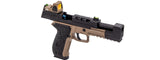 Vorsk Hi-Capa VP26X GBB Pistol w/ Red Dot Sight - (Black/Tan)