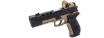 Vorsk Hi-Capa VP26X GBB Pistol w/ Red Dot Sight - (Black/Tan)