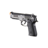 WinGun 302 Non Blowback M9 Airsoft Co2 Gas Blowback Airsoft Pistol (Color: Black)