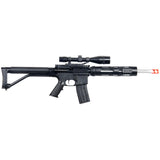 Airsoft Gun UK Arms Airsoft Spring Rifle Attachments & Pistol Combo BLACK