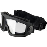 Lancer Tactical AERO Protective Black Airsoft Goggles - CLEAR LENS