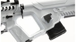 Lancer Tactical Airsoft Gun 370 - 395 FPS Enforcer Night Wing Skeleton AEG w/ Alpha Stock (White)