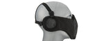 Ac-643B Tactical Elite Face And Ear Protective Mask (Black) Airsoft Gun / Accessories
