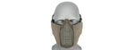 Ac-643Gy Tactical Elite Face And Ear Protective Mask (Gray) Airsoft Gun / Accessories