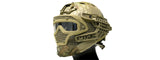 Wosport G4 System Nylon Bump Helmet Mask W/ Goggles - Mad