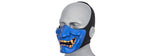 Ac-883Bl Yokai Ogre Half Face Mask W/ Soft Padding (Blue/Gold) Airsoft Gun / Accessories