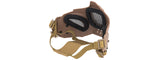 Ac-885T Adjustable Retro Mecha Half Face Mask (Tan) Airsoft Gun / Accessories