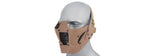 Ac-885T Adjustable Retro Mecha Half Face Mask (Tan) Airsoft Gun / Accessories