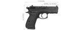 Asg Cz 75D Compact Co2 Non-Blowback Airgun Pistol - Black