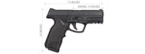 Asg Steyr M9-A1 Co2 Non-Blowback Airgun Pistol - Black