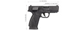 Asg-17301 Bersa Bp9Cc Co2 Blowback Air Pistol (Black)