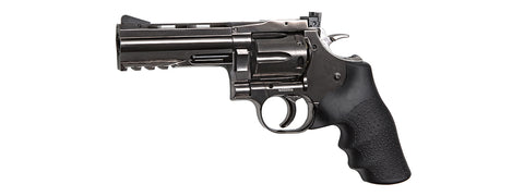 Asg Full Metal Dan Wesson 715 4" Co2 Air Revolver Pellet Airgun (Steel Gray)
