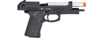 ASG M9A1 Heavyweight Airsoft Gas Blowback Pistol (Black w/ Silver Barrel)