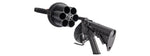 Ics 6 Round 40Mm Airsoft Revolving Grenade Launcher - Black