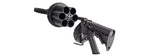 Ics Mgl Sb Airsoft 6-Round Revolving Grenade Launcher W/ Rail Attachment System (Color: Black)